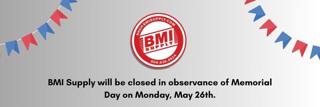 Memorial Day Closure Banner