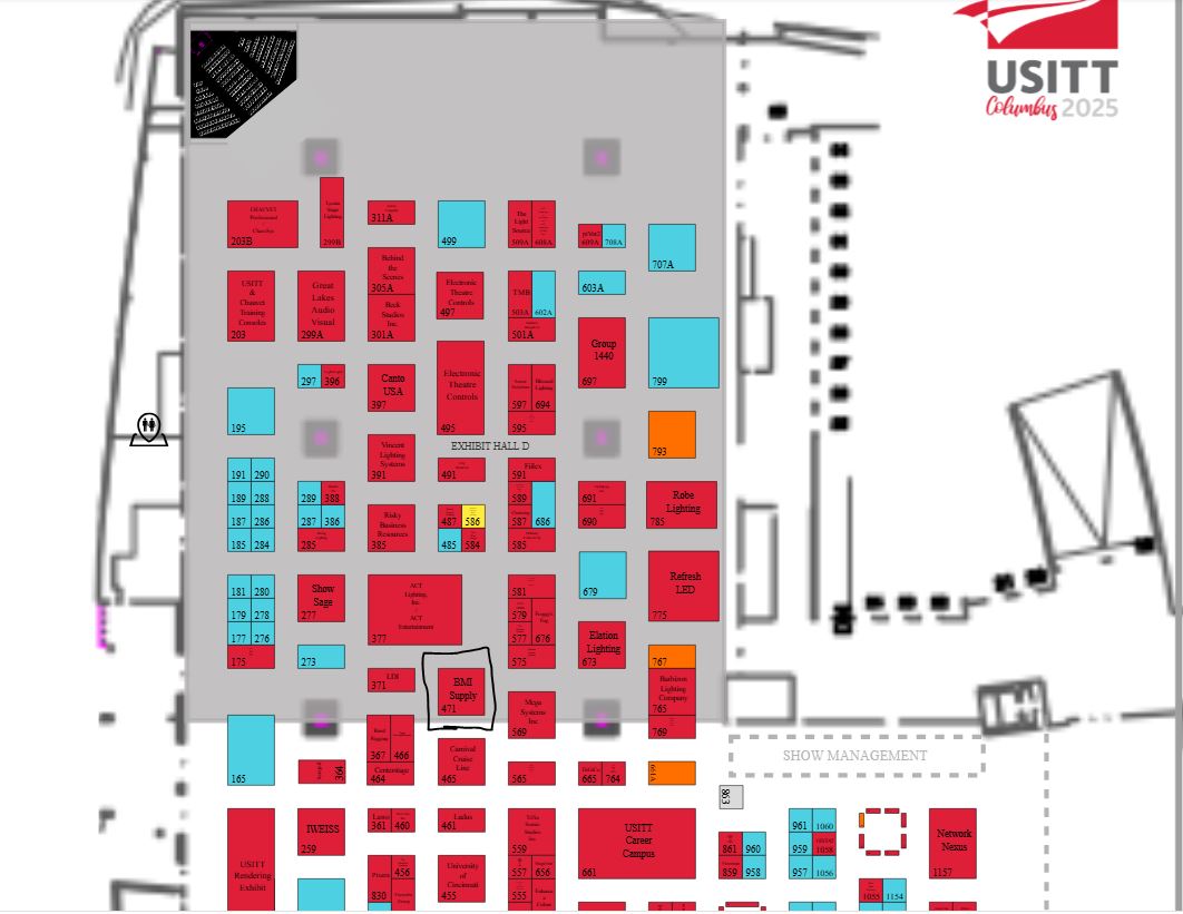 Show Floor Map - Columbus