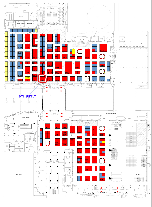 USITT 2024 Seattle Expo Map