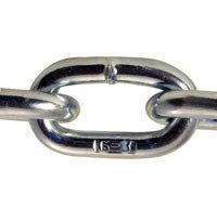 1/4" Long Link Plated Proof Coil Chain