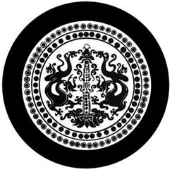 Rosco Glass Pattern 1169 - Dragon Crest