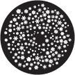 Rosco Glass Pattern 1249 - Snowflake 4 SM