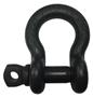 Black Screw Pin Shackle 3/8" (Chicago)