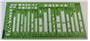 Field Striplight Template 1/2"
